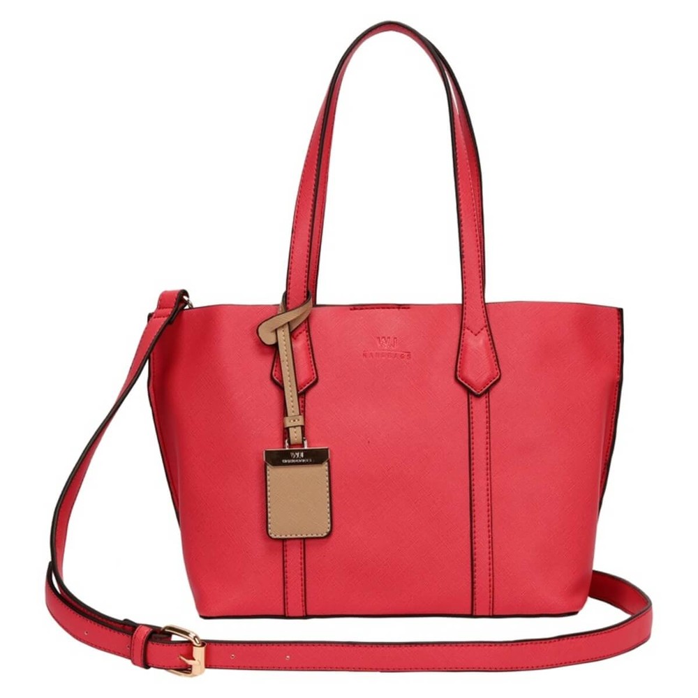 Imagem do produto Bolsa Shopping Bag Pink com Chaveiro Sintética