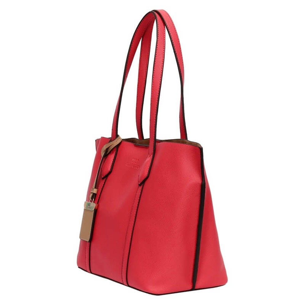 Imagem do produto Bolsa Shopping Bag Pink com Chaveiro Sintética