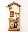 Porta Chaves Casa de Taipa em Miniatura Pequeno