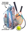 tennis tote raqueteira - Onça Colorida