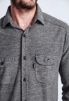 Camisa Manga Longa Texture - Cinza