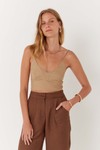 top cropped lastex lucia