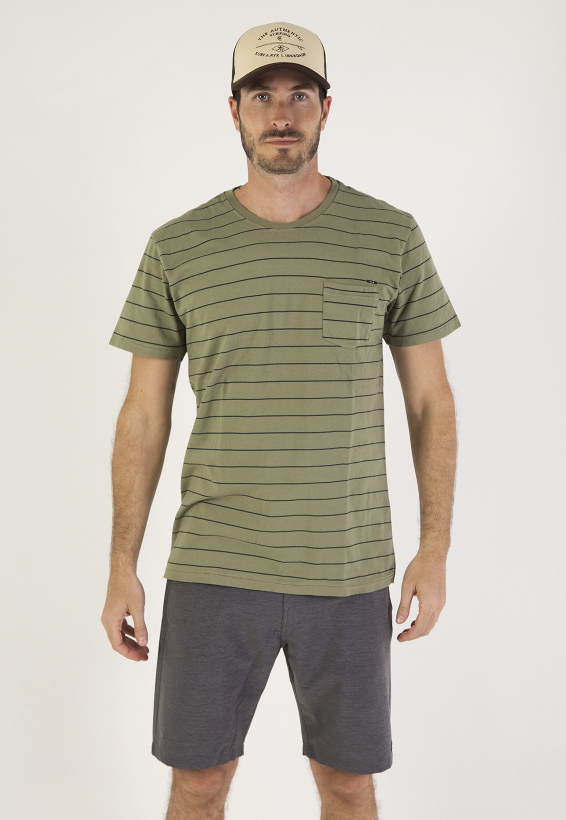 Camiseta Sal Stripes Verde