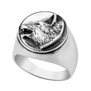imagem do produto Anel - Wolf Head 100% Prata | Ring – Wolf Head Silver