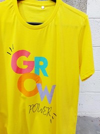 Camiseta Amarela Grow Power