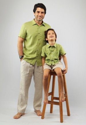 Camisa Infantil Verde Bento 