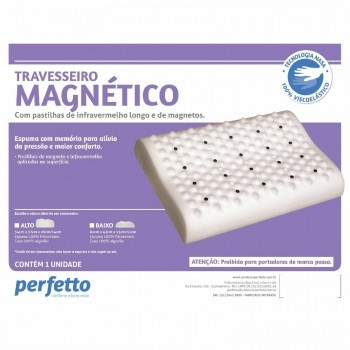 Travesseiro Magnético baixo viscoelastico Perfetto