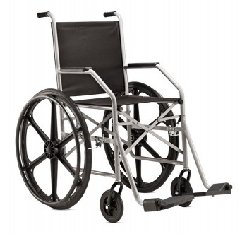 Cadeira de Rodas 1009 PI até 90kg (assento 40cm) Jaguaribe