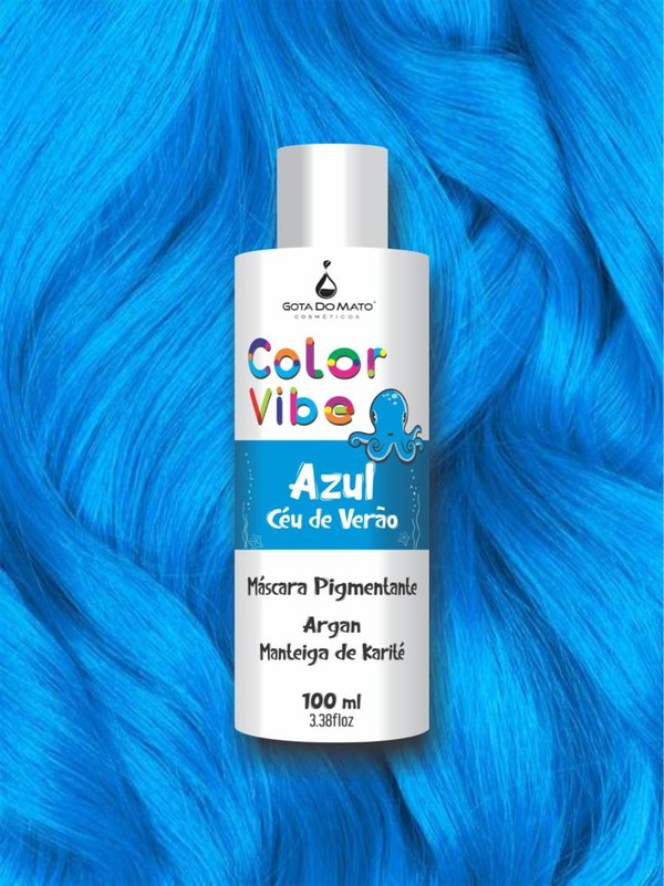 Foto do produto Máscara Pigmentante Azul Céu de Verão 100ml - Color Vibe