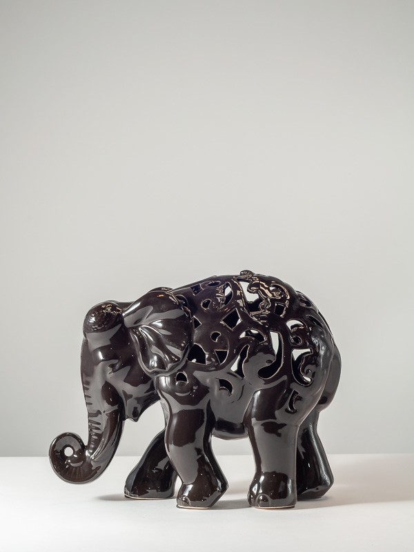 Escultura Elefante em Ceramica