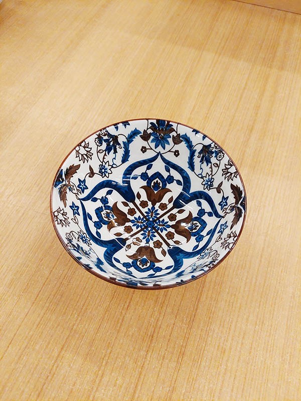 Bowl Cerâmica Ethnic Blue