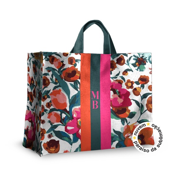Foto do produto bolsa bagbag coleção maritza bojovski - pintura floral