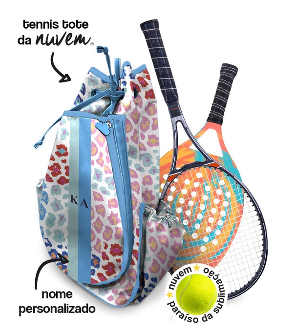 Foto do produto tennis tote raqueteira - Onça Colorida