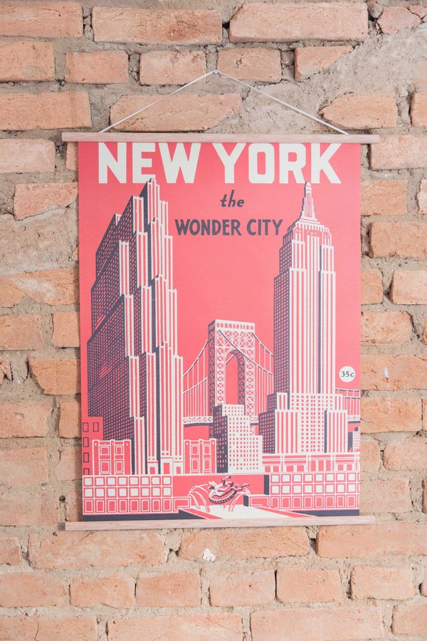 Poster com suporte New York