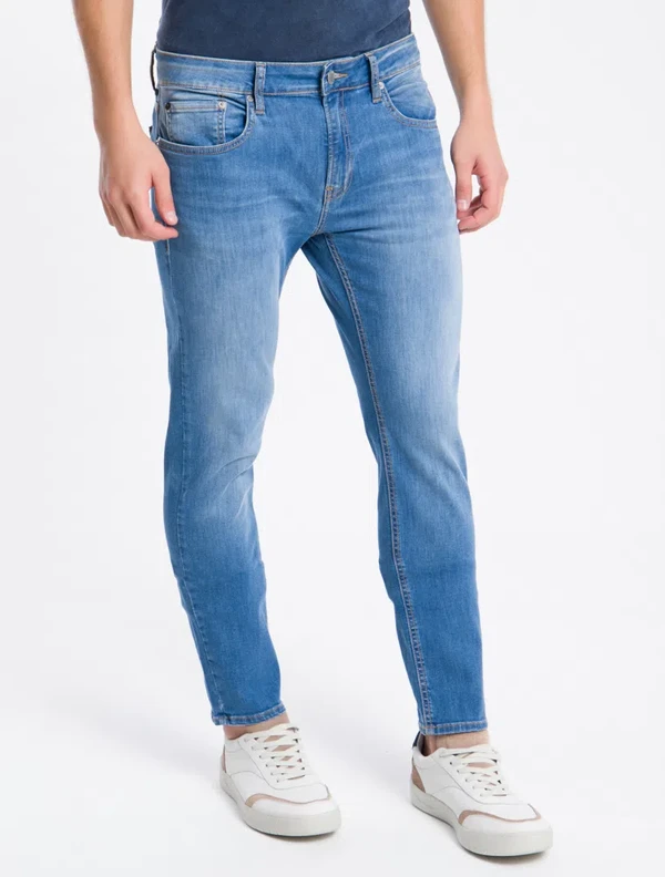 Foto do produto Calça Jeans Calvin Klein Five Pockets Skinny Cintura Baixa