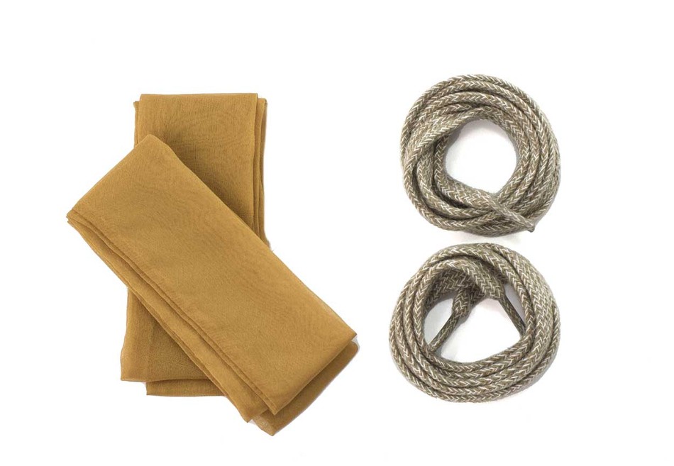 Tênis Sim Origami Couro Ouro/Marfim + Acessórios|Sim Origami Sneaker Leather Gold/Ivory + Accessories