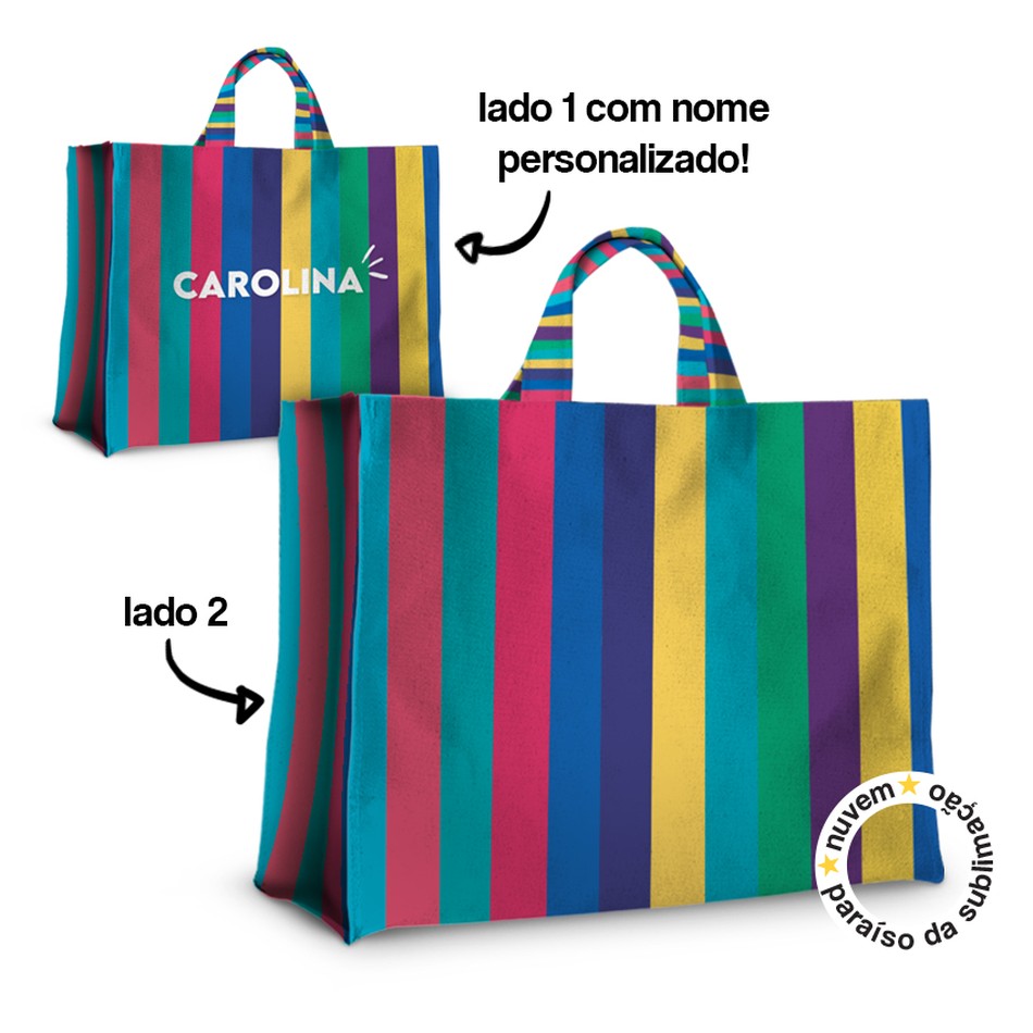 bolsa bagbag coleção united - stripes candy