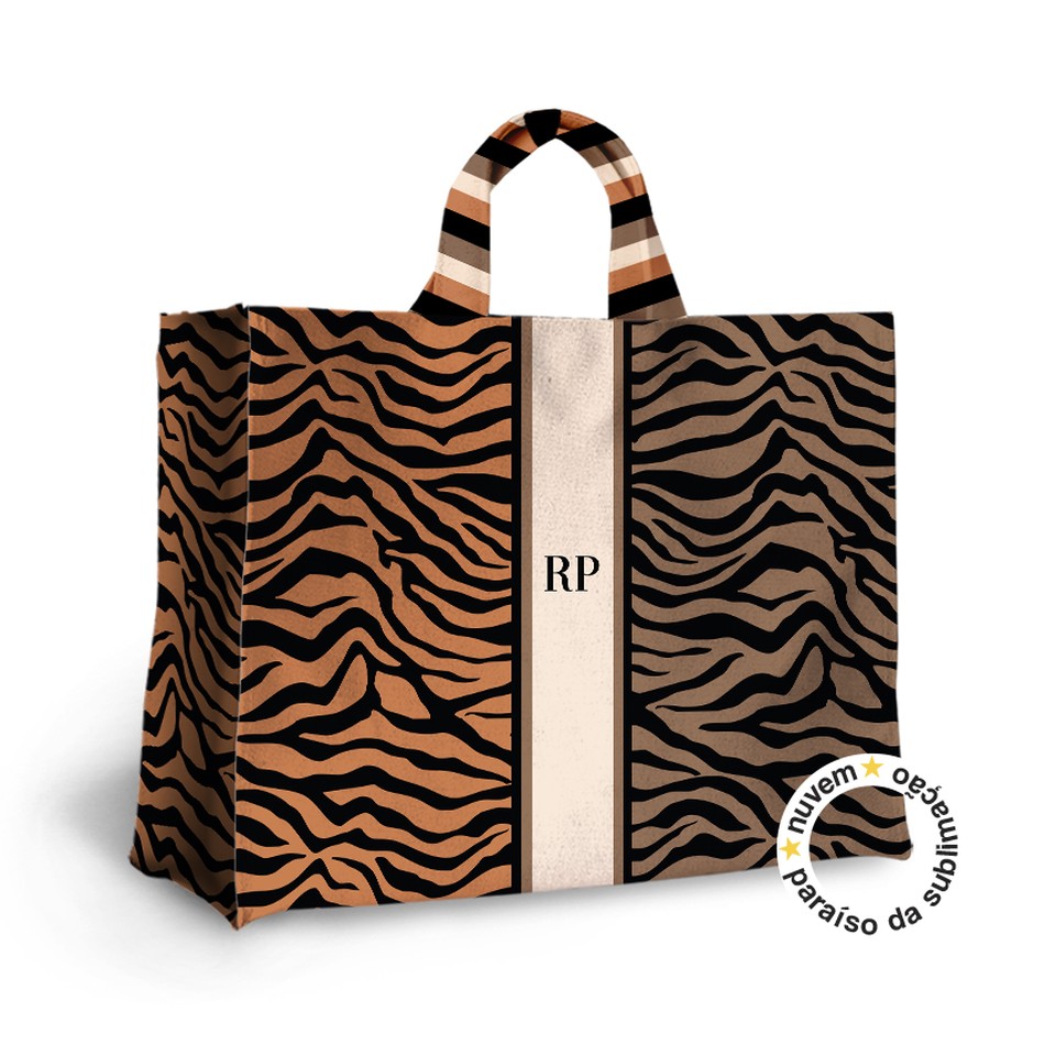 bolsa bag bag - tigre pattern