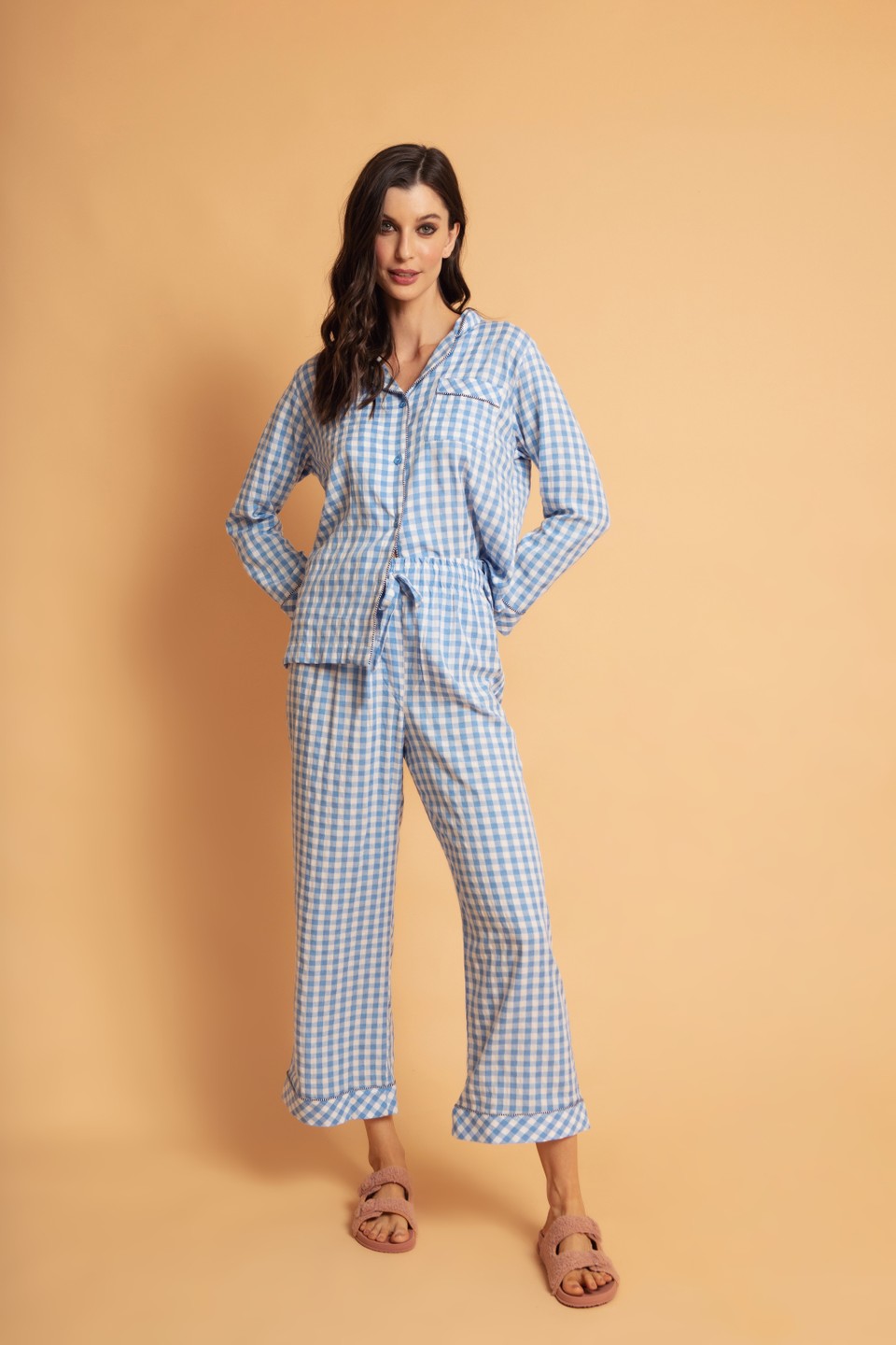 Pijama Nayra Vichy Azul