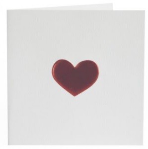 Cartão Teca Coração