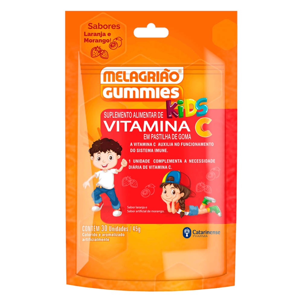 Melagrião Gummies Vitamina C em Goma Kids - Catarinense
