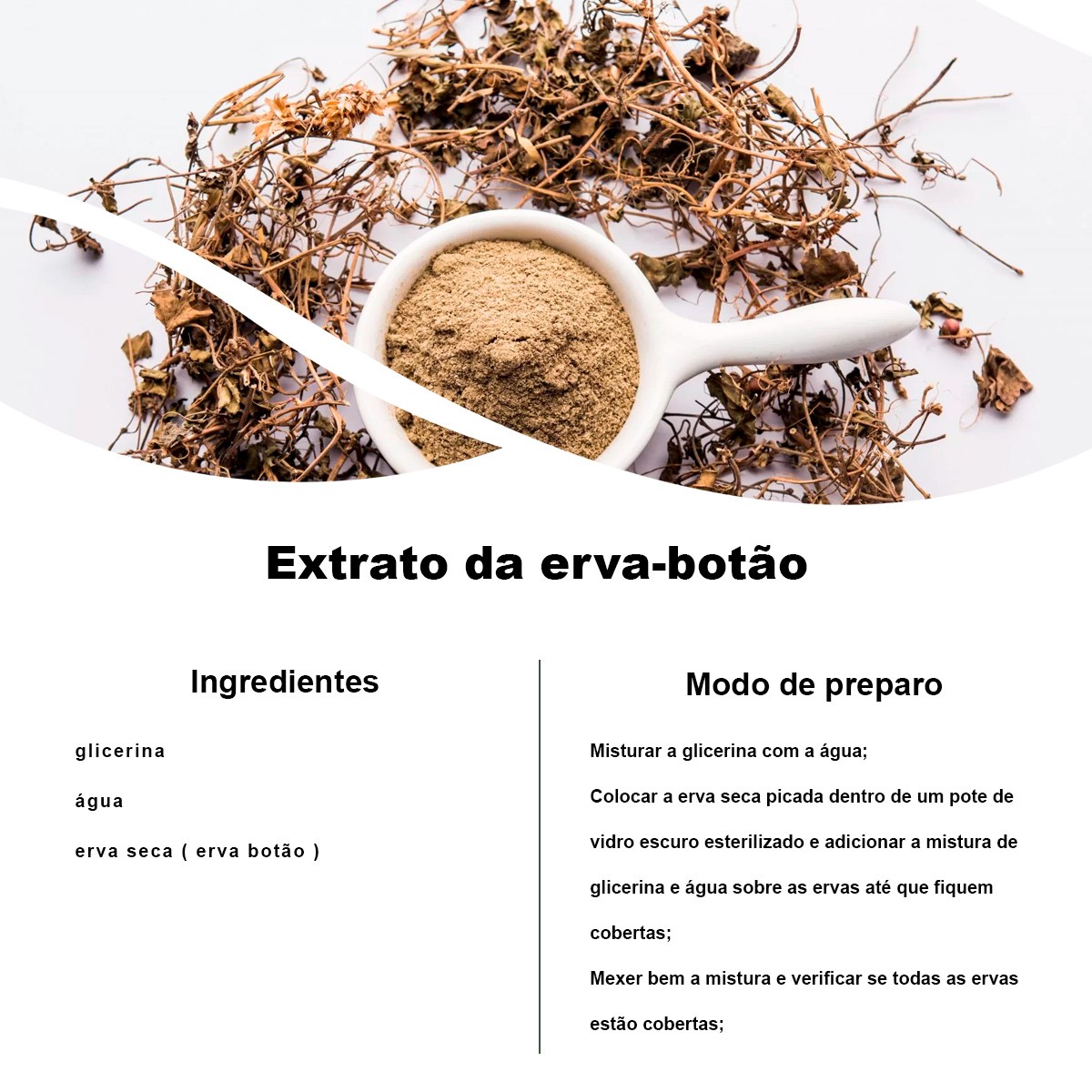 Kit 2 pct Chá de Erva Botão - Eclipta Prostrata - 50g cada