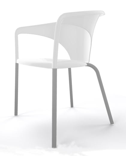 Cadeira Terrasse Branca | Gaber