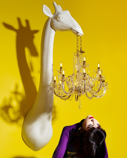 Luminária De Parede Giraffe In Love | Queeboo