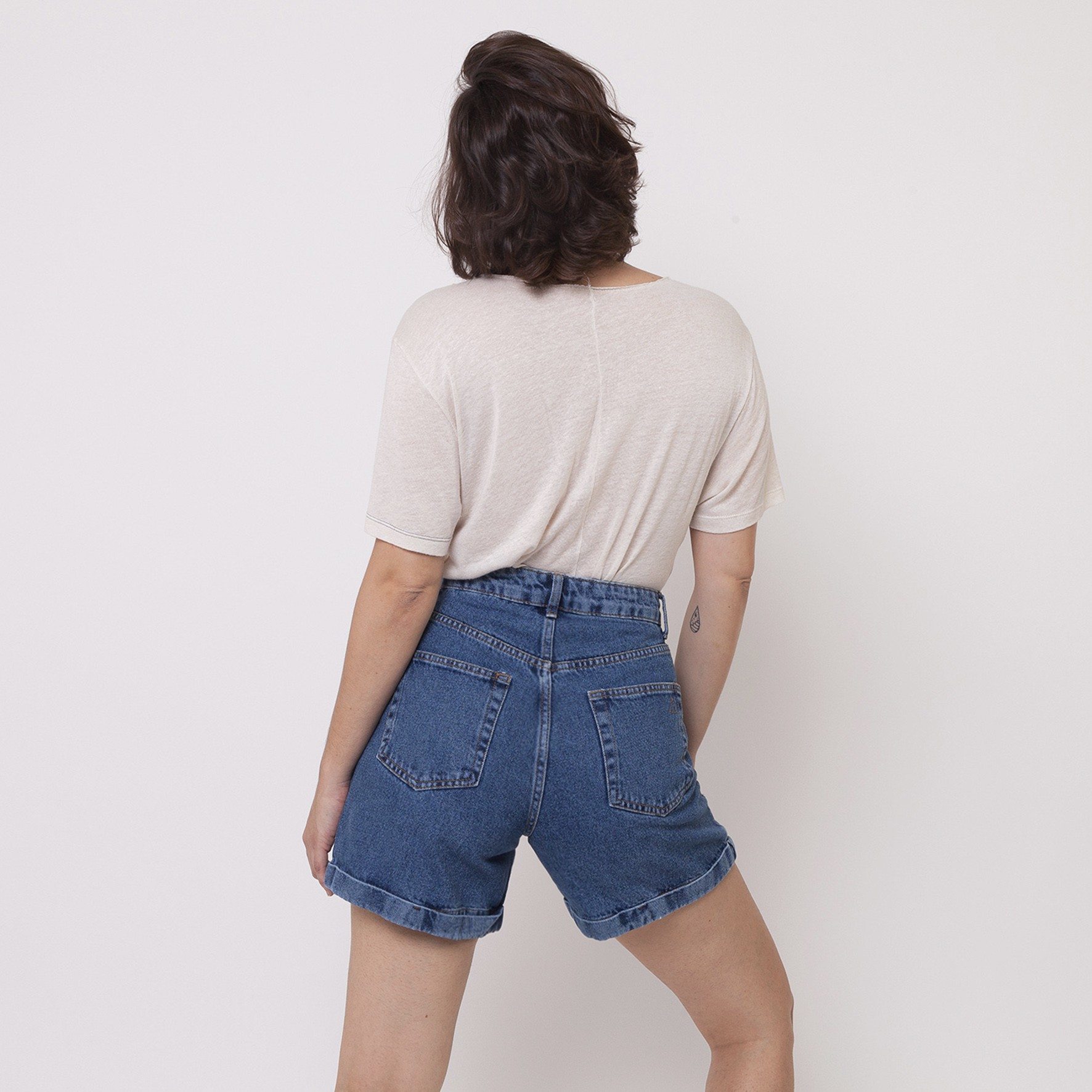 Shorts Mom Jeans | Azul Vintage