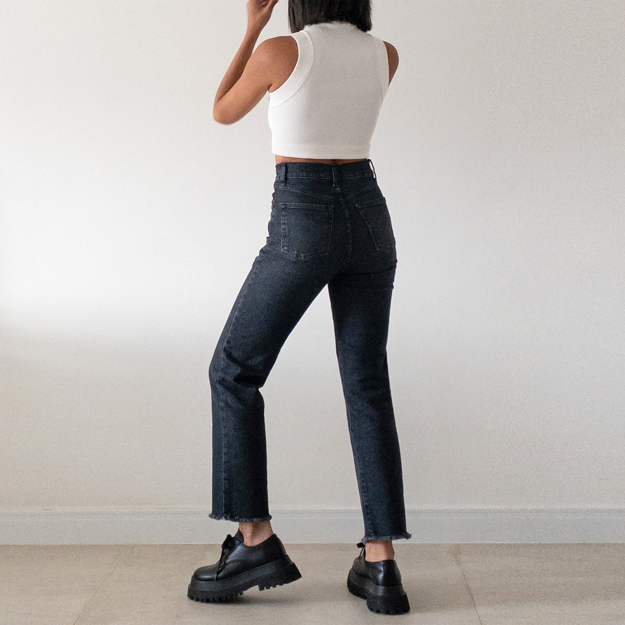 Jeans Reta | Lina Preto Vintage